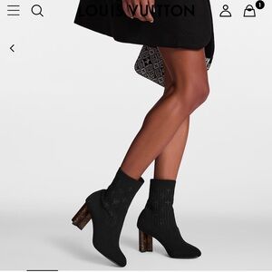 Louis Vuitton Black Women's Ankle Boots